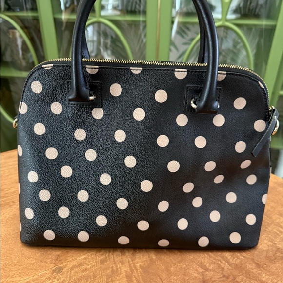 Kate Spade Black and Pink Polka Dot Wellesley Handbag and Neda Wallet Set - Picture 4 of 16